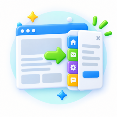 Slide Panel Tabs