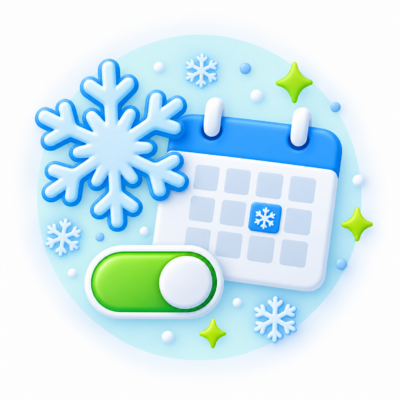 Scheduled Snowfall